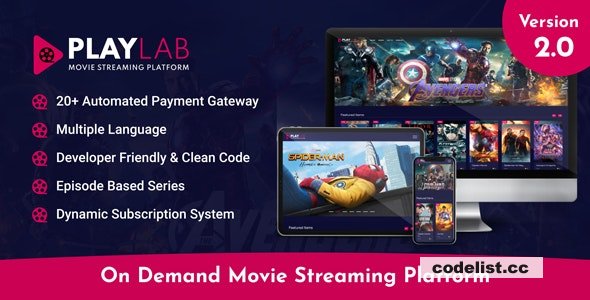 PlayLab v2.0 - On Demand Movie Streaming Platform