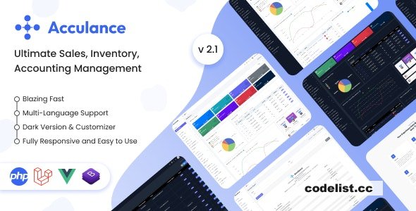 Acculance v2.1 - Ultimate Sales, Inventory, Accounting Management System - nulled