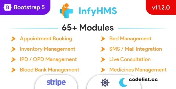 InfyHMS v11.2.0 - Smart Laravel Hospital Management System