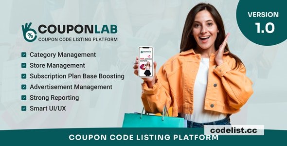 CouponLab v1.0 - Coupon Code Listing Platform - nulled