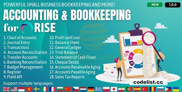 Accounting and Bookkeeping plugin for RISE CRM v1.0