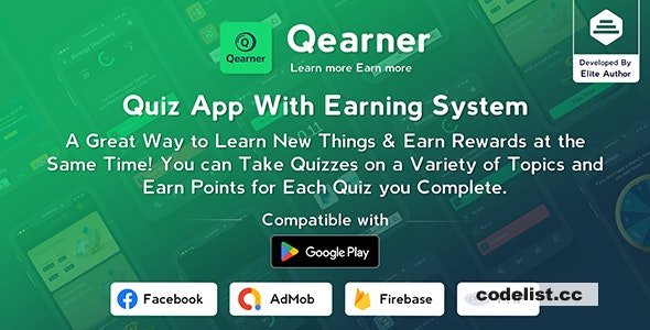 Qearner v2.0.3 – Quiz App | Android Quiz game with Earning System + Admin panel - nulled