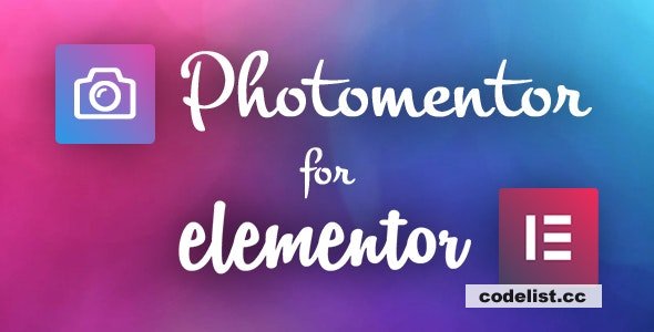 Photomentor v6.0 - Elementor Filterable Photo and Video Gallery Plugin with Masonry Image Layout