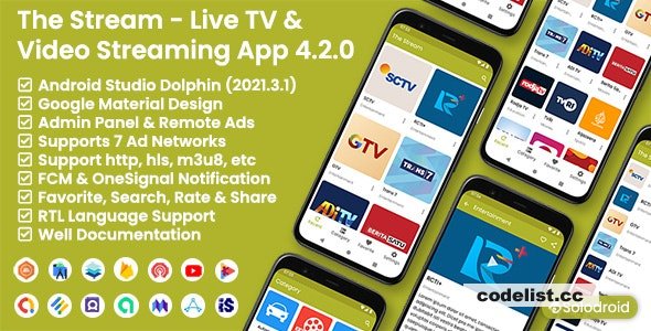 The Stream v4.2.0 - Live TV & Video Streaming App - nulled