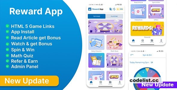 Reward App Lucky Spin + Start App ads + Adcolony v5.6