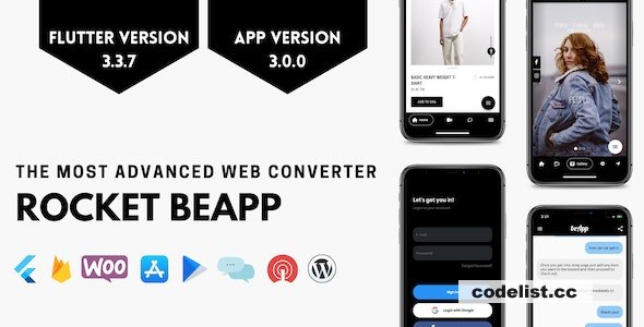 Rocket BeApp v3.1.0 - Flutter Web Converter