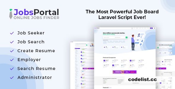 Jobs Portal v3.5 - Job Board Laravel Script