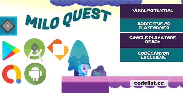 Milo Quest v1.0 - Android Studio - BuildBox - Full Game Template
