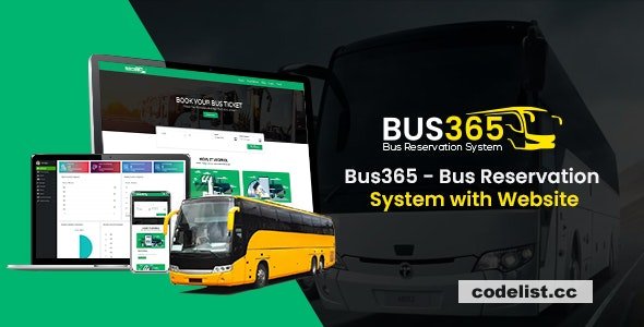 Bus365 v6.0 - Bus Reservation System with Website - nulled