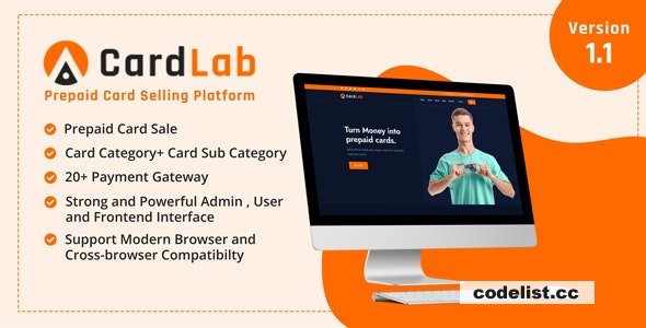 CardLab v1.1 - Prepaid Card Selling Platform - nulled