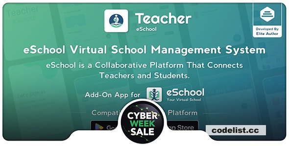 Teacher Flutter App v1.0.1 - eSchool Virtual School Management System