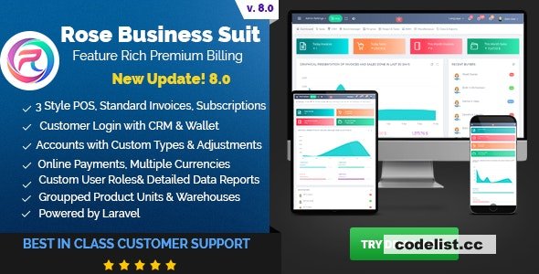 Rose Business Suite v8.0 - Accounting, CRM and POS Software - nulled
