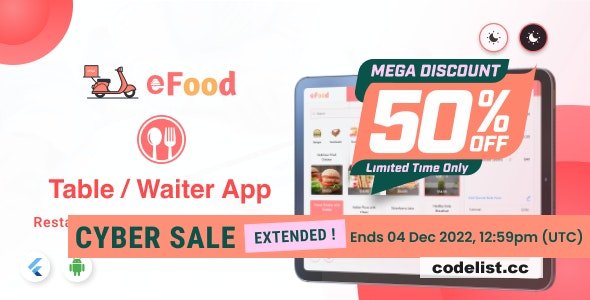 eFood - Table/Waiter App v1.0