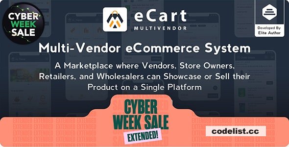 eCart v4.0.1 - Multi Vendor eCommerce System - nulled
