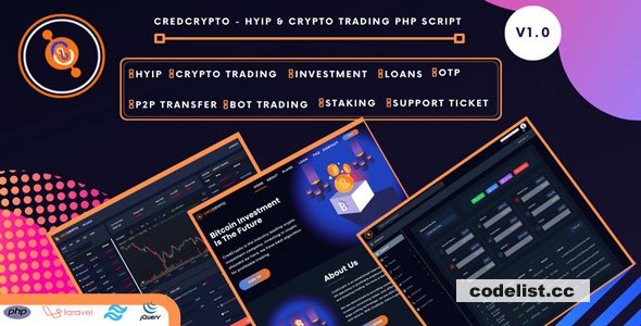 CredCrypto v2.0.4 - HYIP Investment and Trading Script - nulled