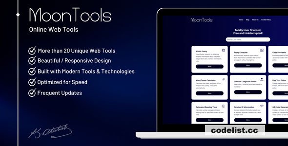 MoonTools v1.0 - Online Web Tools