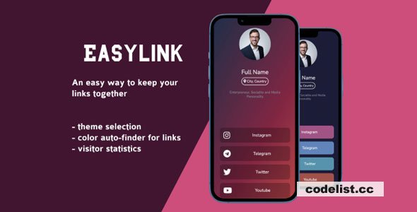 EasyLink v1.0 - Social Media Links | Color Guesser