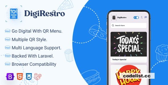 DigiRestro v1.0 - Single Owner Multiple Restaurant QR Menu Generato