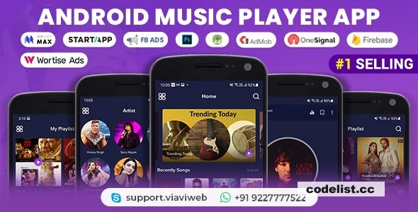 Android Music Player v7.0 - Online MP3 (Songs) App - nulled