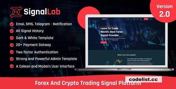 SignalLab v2.0 - Forex And Crypto Trading Signal Platform - nulled