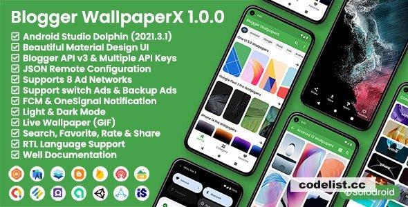 Blogger WallpaperX v1.0.0 - Blogger API v3