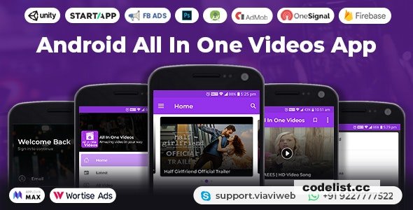 Android All In One Videos App v1.14 - nulled