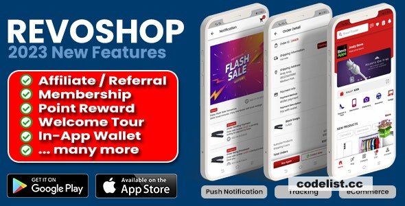 RevoSHOP v6.5.5 - eCommerce / Woocommerce Flutter Android iOS App - Fashion Electronic Gadget Grocery Other - nulled