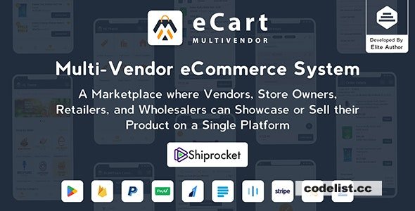 eCart v5.0.0 - Multi Vendor eCommerce System - nulled