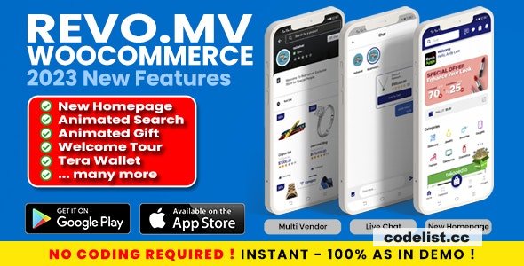 RevoMV v6.0.0 - Multivendor WCFM / Marketplace Flutter Android iOS App - Like Flipkart, Amazon, Shopee - nulled