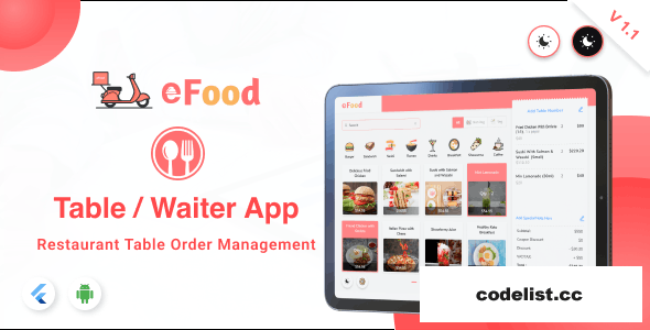 eFood - Table/Waiter App v1.1