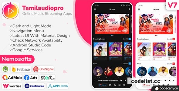 Tamilaudiopro v7.0 - Online Music Streaming Apps
