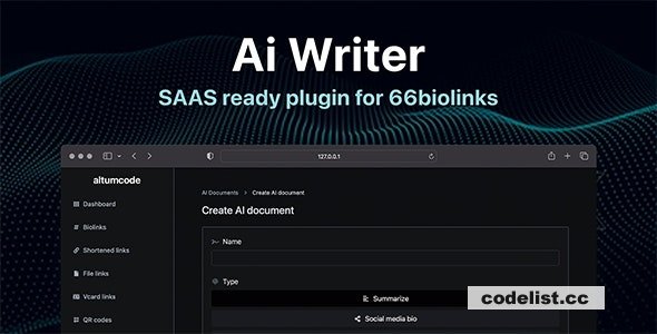 AI Writer v2.0.0 - AI Content Generator & Writing Assistant 