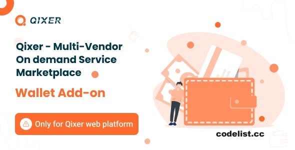 Digital Wallet Addon v1.0.3 - Qixer Service Marketplace and Service Finder