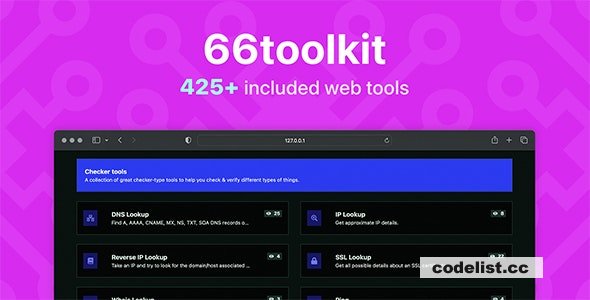 66toolkit v26.0.0 - Ultimate Web Tools System (SAAS) - nulled