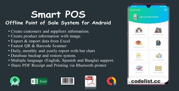 Smart POS v7.5 - Offline Point of Sale System for Android 