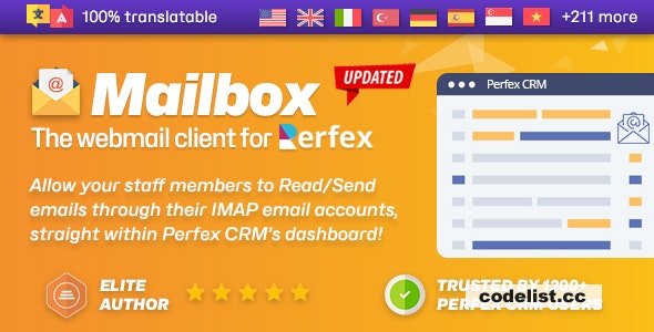 Mailbox v2.0.1 - Webmail based e-mail client module for Perfex CRM 