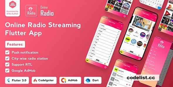 Radio Online v1.0.6 - Flutter Full App