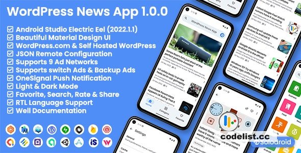 WordPress News App v1.0.0