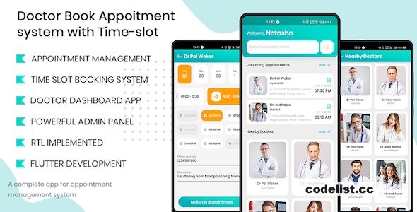 Doctor Finder v8.0 - Appointment Booking With Time-slot app