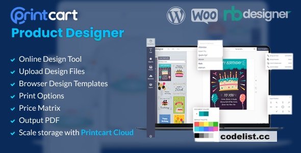 Printcart Product Designer v1.1.0 - WooCommerce WordPress 