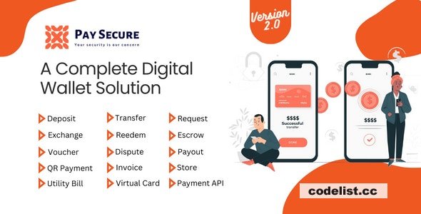Pay Secure v2.0 - A Complete Digital Wallet Solution - nulled