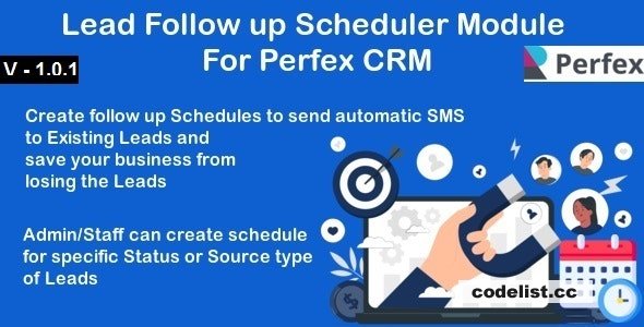 Lead Follow up Scheduler Module for Perfex CRM v1.0.1