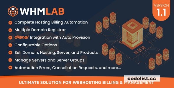 WHMLab v1.1 - Ultimate Solution For WebHosting Billing And Management - nulled