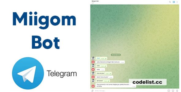 Miigom Bot v1.0 - Telegram Bot PHP