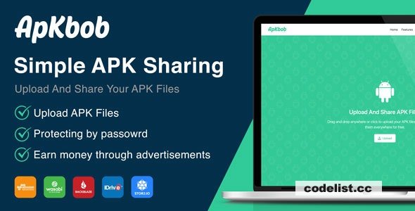 Apkbob v1.0 - Simple APK Sharing Platform