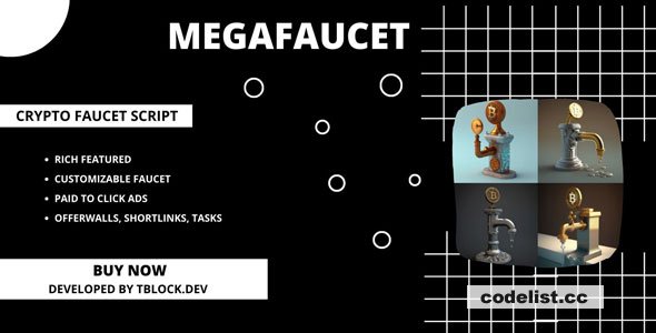 MegaFaucet v1.1.0 - Crypto Faucet Script