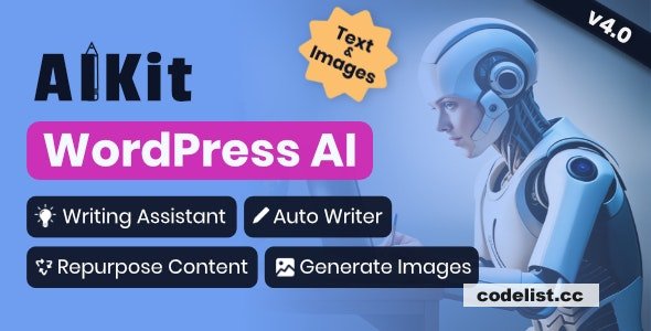 AIKit v4.16.2 - WordPress AI Automatic Writer, Chatbot, Writing Assistant & Content Repurposer