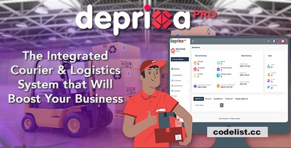 Deprixa Pro v7.6.0 - The Integrated Courier & Logistics System that Will Boost Your Business - nulled