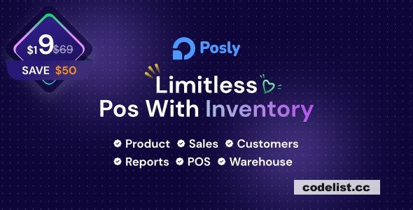 Posly v1.0 - Pos with inventory Management System