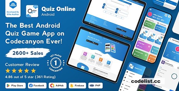 Quiz Online v7.1.5 - Trivia Quiz - Android Quiz Game with Web Quiz + Admin Panel - nulled